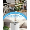 thumbnail image 4 of Humidifiers for Home, Large Room 2000 Sq.ft, 4.2Gal/16L Top Fill Cool Mist Whole House Humidifier, White, 4 of 9