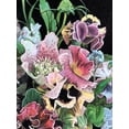 thumbnail image 2 of Wang, Melissa 12x14 Gold Ornate Wood Framed with Double Matting Museum Art Print Titled - Floral Crop II, 2 of 4