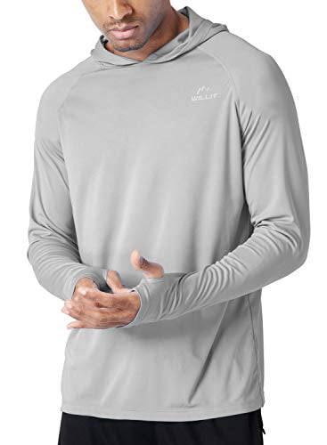 Willit Men's UPF 50 Sun Protection Hoodie Shirt Long Sleeve SPF Fishing Outdoor UV Shirt Hiking Lightweight