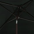 thumbnail image 4 of SAFAVIEH Zimmerman 7.5' Market Crank Square Patio Umbrella, Dark Green/White, 4 of 6