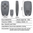 thumbnail image 5 of 433MHz fixed code garage door opener transmitter key fob compatible with 302 304 313 220 250 252 models, 5 of 5