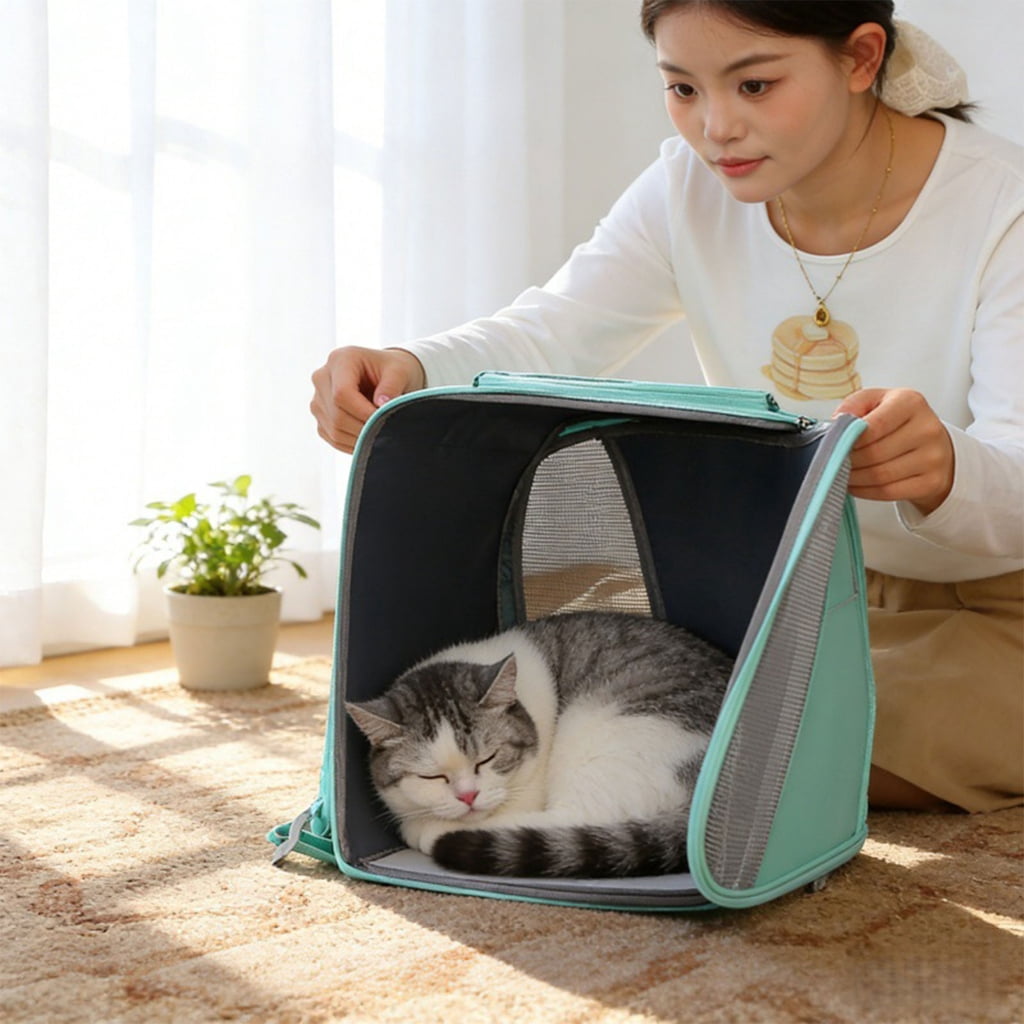 Pet Carriers Bag Large Capacity Shoulder Bag Breathable Backpack for Small Dog Cats Comfortable Walking Gear