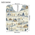 thumbnail image 5 of Yayeee Bath Rugs for Bathroom Floor Set of 2 Non Slip Fluffy Soft Absorbent Mat, Snowy Mountains, 5 of 7