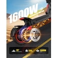 thumbnail image 6 of OOTD J15 MAX 1600W Electric Scooter for Adults, 48V 18Ah Battery Foldable E-Scooter Up to 31MPH 32 Miles Range, 11" Off Road Electric Scooter, Dual Suspension Dual Brakes LCD Display UL Certified, 6 of 7
