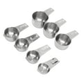 thumbnail image 2 of 7Pcs Measuring Cups Set Stainless Steel Stackable Multifunctional Metal Nesting Measuring Cups Set for Kitchen Tools, 2 of 19