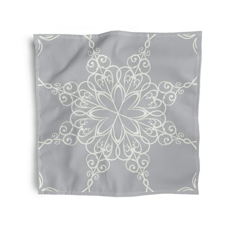 

Simply Daisy 18 x 18 Grey Snowflake Napkins Set of 4
