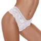 thumbnail image 1 of Gibobby Braguitas Slim Fit Calzoncillos de tanga de encaje vacío de encaje de color sólido sexy para mujer(Blanco， L), 1 of 4