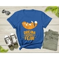 thumbnail image 2 of Dream without Fear Funny Cool Yellow Cat Kitten Animal T-Shirt Cat Kitten Lover Gift T Shirt for Men Women Kids Boys Girls Graphic Tshirt, 2 of 8