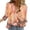 Orange, variant on V Neck Long Sleeve Shirts for Women Roll Up Down Blouses Tops Business Casual Tops Blue