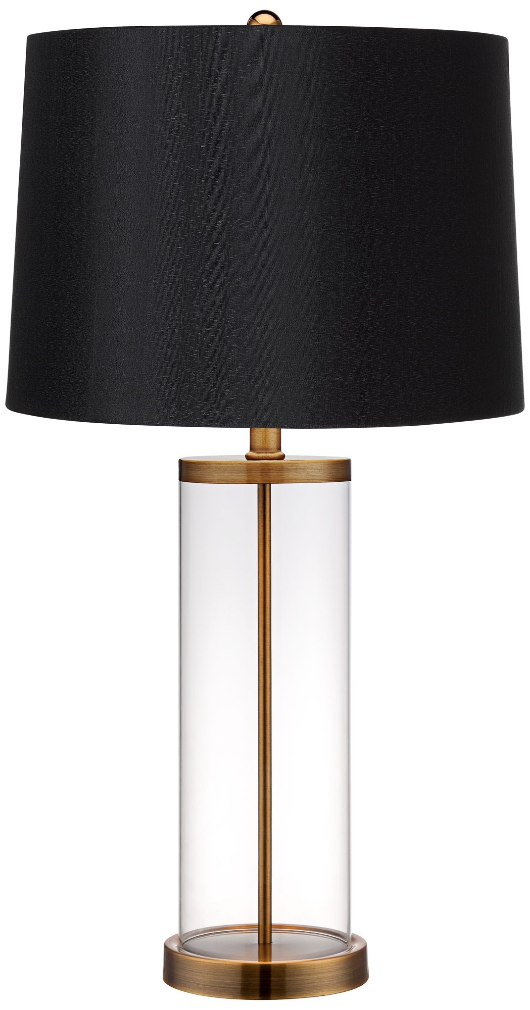 glass cylinder lamp base