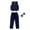B Type Navy Blue Vest 3 Sets, variant on FLMEI Kids Teen Boy's Tuxedos Toddler 3Pcs Formal Suits Set Youth Slim Fit Suit for Weddings,Boys Dress Suits Boy Tuxedo Set for 5-16T