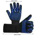 thumbnail image 3 of Vestitly BBQ Barbecue Gloves Flame Retardant Fireproof And High Temperature Gloves 800 Insulation And Anti Scald Oven Gloves, 3 of 8