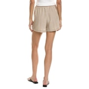Max Studio womens Relaxed Fit Drawstring Short, XL, Brown