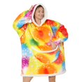 thumbnail image 2 of Oversized Hooded Blanket Sweatshirt,Wearable Blanket Soft Warm Sherpa with Hood Pocket Sweatshirts for One Size Fits All Women Men Teenagers, 2 of 6