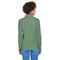 thumbnail image 3 of Devon & Jones Ladies' Pima Piqué Long-Sleeve Polo - D110W, 3 of 4