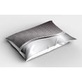 thumbnail image 2 of Ambesonne Black Motif Microfiber Pillow Shams, Queen, 2 of 2