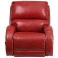 thumbnail image 4 of Flash Furniture Leather Rocker Recliner in Red, 4 of 5