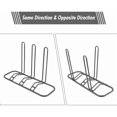 thumbnail image 2 of Bike Rack  Floor Parking Stand for 3 Bikes, Adjustable Dual Purposes Bike Storage Holder for Garage, 2 Extra Floor  Brackets Available, Indoor and Outdoor Use, 2 of 8