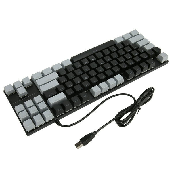 Teclado mecánico NikouMX 87 teclas interruptor azul