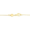 thumbnail image 4 of 14K Yellow Gold Polish Triangle Station Necklace 2" Ext With Lobster Clasp 18in, 4 of 4