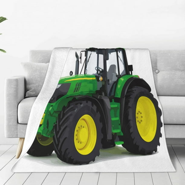Balery big farm tractor Manta de Felpa Suave y Acogedora – Cobija de Franela Aterciopelada para Cama, Lavable y Cálida para Sofá, Mascotas, Transpirable-50"x40"