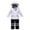 White, variant on NOKIO Snow Suits for Girls Boys Kids Ski Suits Waterproof Windproof Jumpsuits Jackets Toddler Winter Snowsuit Boys’ Snowsuit Insulated Lined Jumpsuit Winter Pram Snowmobile Ski Suit