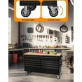 thumbnail image 3 of M optimized 61" Rolling Tool Chest with 9 Drawers, Lockable Tool Cabinet with Wheels, Mobile Workbench for Garage and Workshop Storage, Large Rolling Tool Chest, 3 of 7