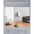 thumbnail image 2 of Adaptador WiFi a Ethernet IGIANT AC1200Mbps con puerto RJ45, 2 of 6