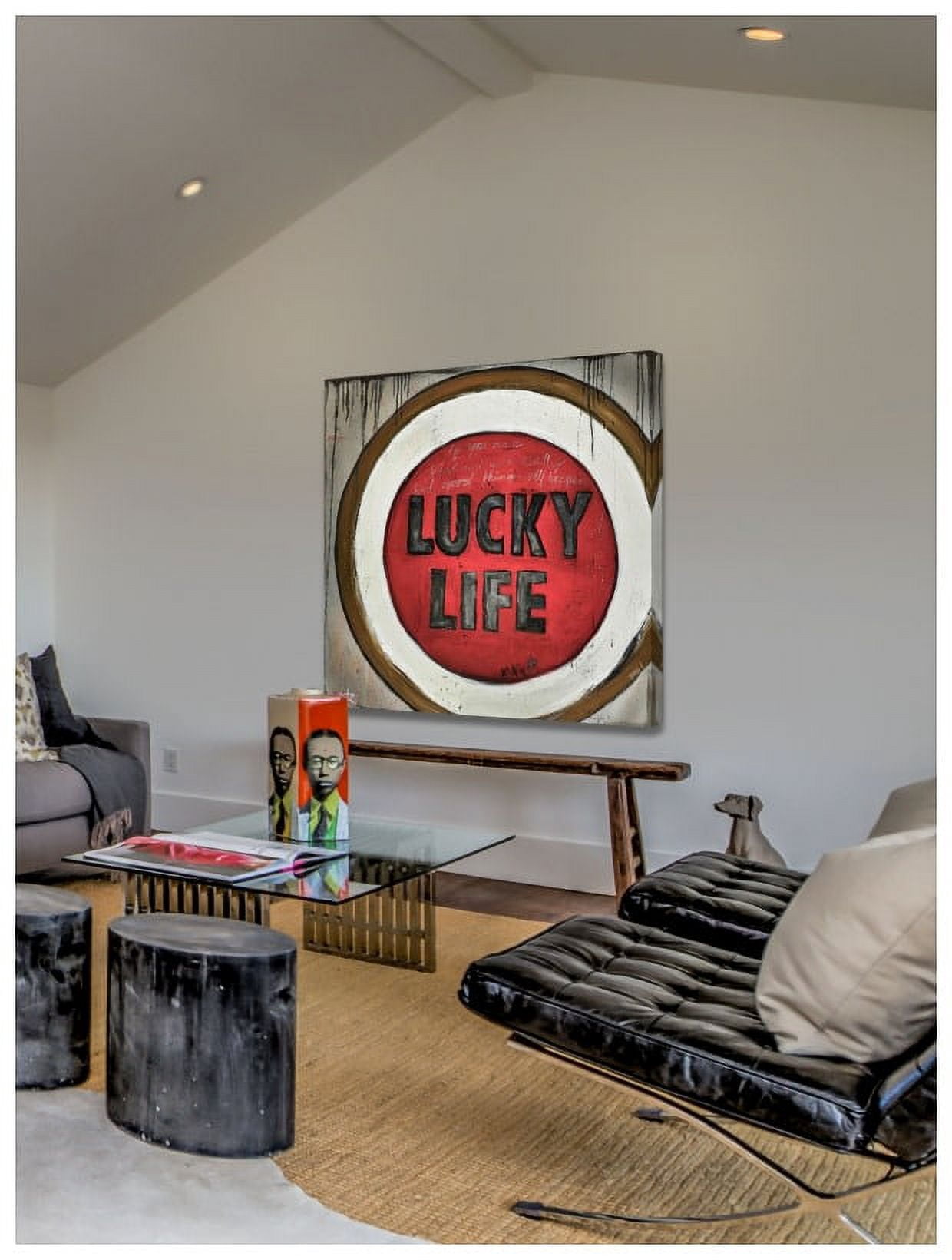 Marmont Hill "Lucky Life" by Tori Campisi Painting Print on Canvas