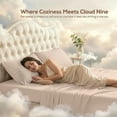 thumbnail image 7 of 4 Piece Queen Deep Pocket Bed Sheet Set, 16 Inches, Premium Microfiber Sheets - Beige, 7 of 7