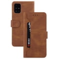 thumbnail image 4 of Allytech Compatible with Samsung Galaxy A71 4G 6.7 Inch Flip Leather Magnetic Card Slot Bracket Shockproof Case , Brown, 4 of 7