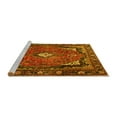 thumbnail image 2 of Ahgly Company Machine Washable Indoor Rectangle Persian Yellow Traditional Area Rugs, 3' x 5', 2 of 4