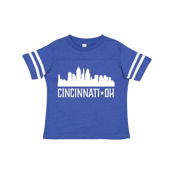 Inktastic Cincinnati Ohio Skyline City Silhouette Boys or Girls Toddler T-Shirt