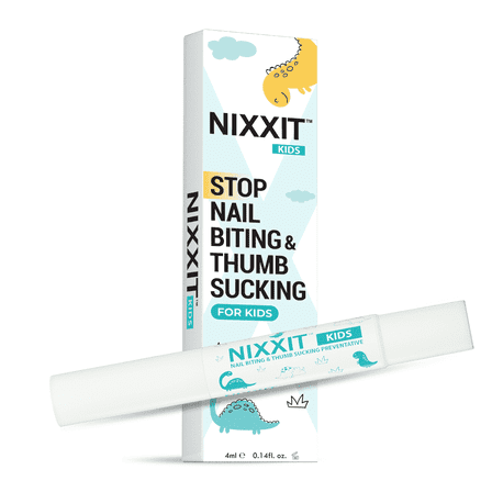 NIXXIT Nail Biting & Thumb Sucking Treatment for Kids with Denatonium Benzoate, 0.33 fl oz Bottle