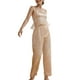 thumbnail image 1 of Gibobby Pijamas para mujer Pijamas de mujer Lencería Lencería de satén Sexy Camisón Slips Conjuntos de dormir Sexy Slips Ropa de dormir Conjuntos de camisón(Oro Rosa,G), 1 of 5