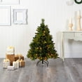 thumbnail image 5 of Nearly Natural 4ft. North Carolina Mixed Pine Artificial Christmas Tree with 130 Warm White LED Lights, 5 of 5