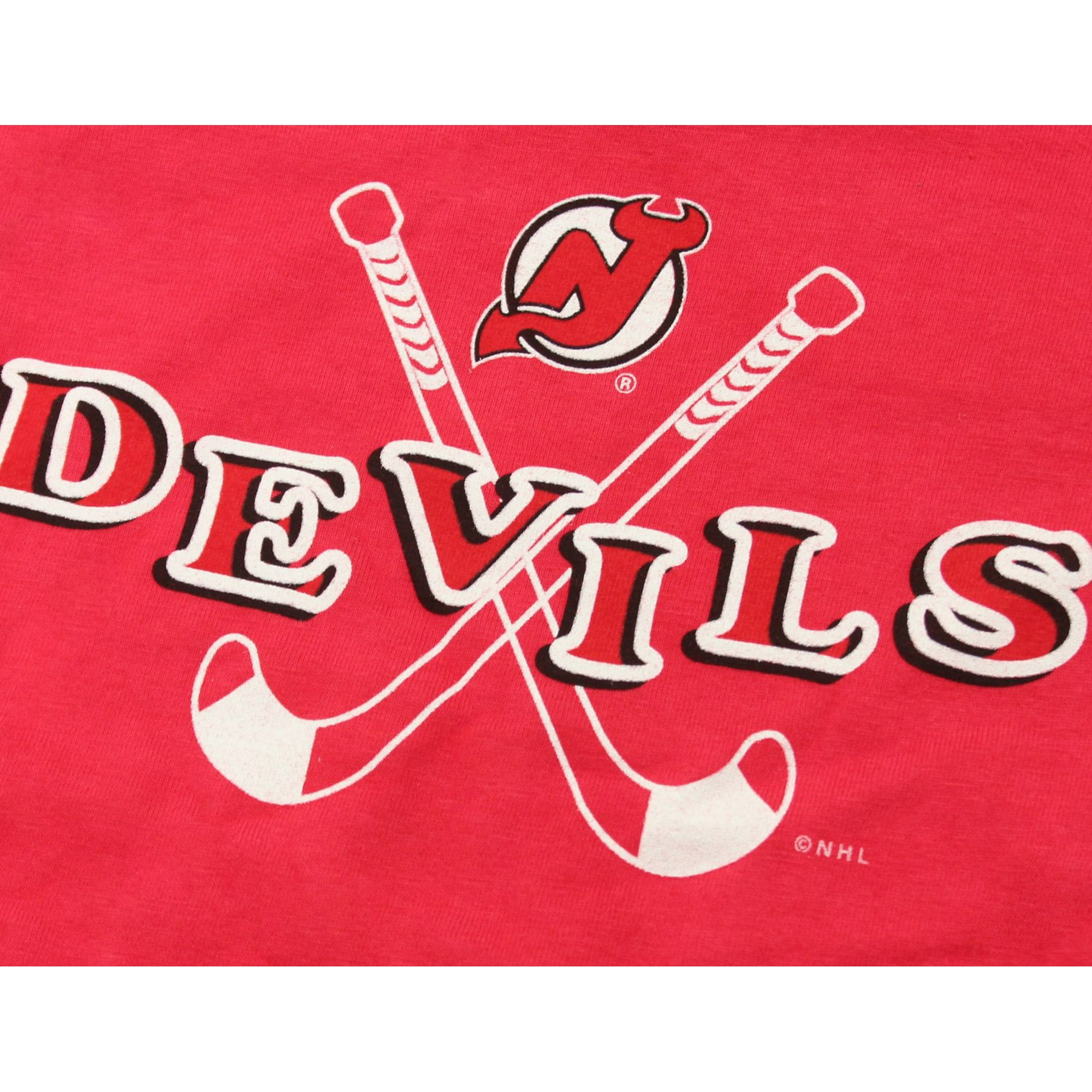 NHL Infant New Jersey Devils Crew Neck Romper, Red - 18M