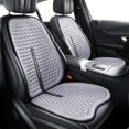 thumbnail image 1 of Cojín de asiento de coche con respaldo | Diseño de gel de malla ventilada transpirable | Refrigeración y calefacción para todas las estaciones | Soporte de comodidad ergonómica | Se adapta a la, 1 of 6