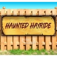 thumbnail image 1 of Haunted Hayride 13 oz Vinyl Banner With Metal Grommets, 1 of 4