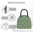 thumbnail image 4 of Haiem Cute Yoga Frogs Printed Lunch Bag Women, Lunch Box Lunch Bag for Women, Small Leakproof Cute Lunch Tote Large Capacity Reusable Insulated Cooler Lunch Container, 4 of 6