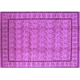 thumbnail image 1 of Ahgly Company Indoor Rectangle Oriental Purple Industrial Area Rugs, 2' x 4', 1 of 4