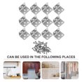 thumbnail image 4 of Miangastore Homeowners Fixing Brackets Stainless Steel 12Pcs 1.4X1.1X1.1In, 4 of 9