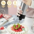 thumbnail image 3 of Stainless Steel Churro Maker Machine Gun Kit Multifunctional Filler Cookie Dough Piping (asshown ), 3 of 8