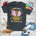 thumbnail image 3 of Tees2urdoor 100 Days and Counting T-Shirt, Adult Large, Black Heather, 3 of 4