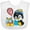 AA-White, variant on Inktastic Penguin 1st Birthday Boys or Girls Baby Bib