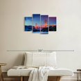 thumbnail image 2 of Elephant Stock Baker Beach And The Golden Gate Wall Art - Horizontal Multi Panel Canvas - Living Room Wall Decor - Architecture Multi Panel - Blue And Brown Decor - 30" x 18", 2 of 4