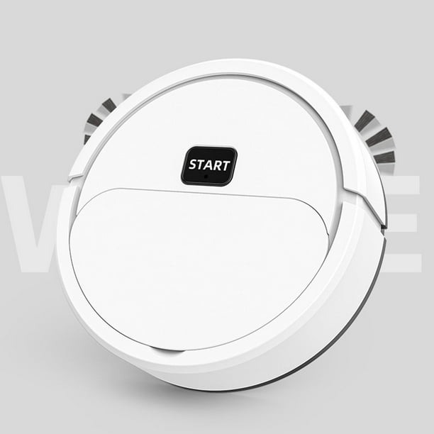 Robot aspirador de suelo 3-en-1, aspirador y fregador mini, recargable, suave, para cocina, alta potencia, fácil de usar, portátil, metal, para hogar