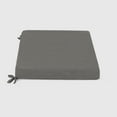 thumbnail image 4 of WestinTrends Solace Water Resistant Outdoor Patio Bench Seat Cushion, 46 x 18, Grey, 4 of 7
