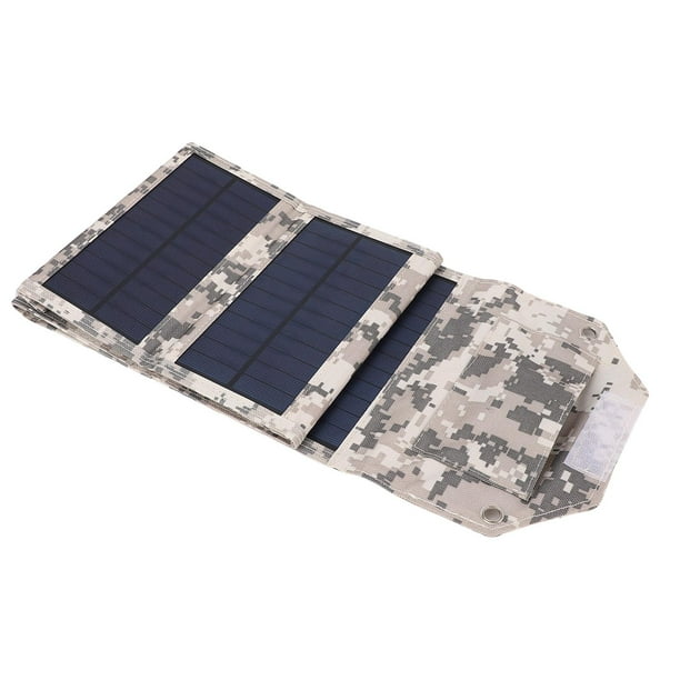 Panel Solar, Panel Solar Plegable De Silicio Policristalino Con Salida USB De 5 V Para Mochileros