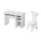 thumbnail image 4 of Escritorio y silla de computadora en miniatura a escala 1/12, muebles para casa de muñecas con teclado y accesorios de escritorio y silla de oficina, 4 of 9